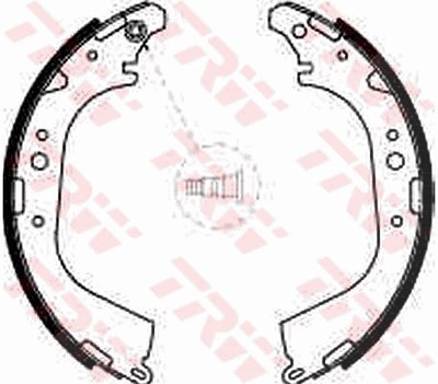 Trw Bremsbackensatz [Hersteller-Nr. GS8501] für Toyota, VW von TRW