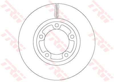 Trw Bremsscheibe [Hersteller-Nr. DF6712] für Kia von TRW