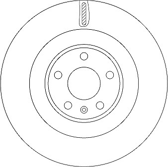 Trw 1x Bremsscheibe [Hersteller-Nr. DF6750S] für VW, Audi von TRW