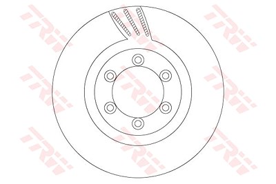 Trw Bremsscheibe [Hersteller-Nr. DF6881] für Ssangyong von TRW