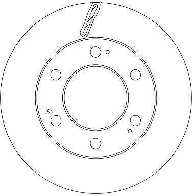 Trw Bremsscheibe [Hersteller-Nr. DF6882] für Ssangyong von TRW