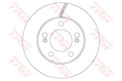 Trw Bremsscheibe [Hersteller-Nr. DF6888] für Ssangyong von TRW