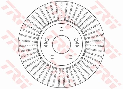 Trw Bremsscheibe [Hersteller-Nr. DF6222] für Hyundai von TRW