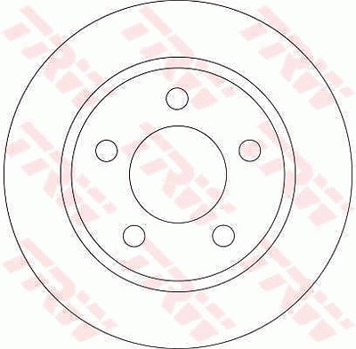 Trw Bremsscheibe [Hersteller-Nr. DF4419] für Mazda von TRW