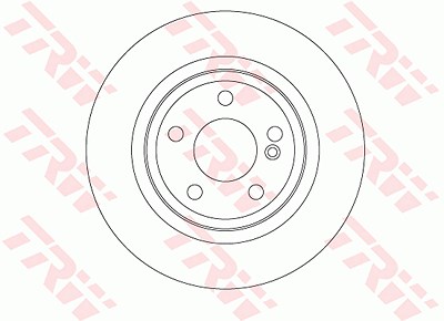 Trw Bremsscheibe [Hersteller-Nr. DF6634] für Mercedes-Benz von TRW