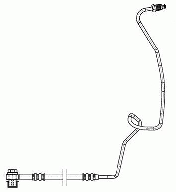 Trw Bremsschlauch Hinterachse links [Hersteller-Nr. PHD941] für Audi, Seat, Skoda, VW von TRW