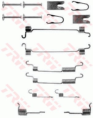 Trw Zubehörsatz, Bremsbacken [Hersteller-Nr. SFK267] für Honda, Mg, Rover von TRW