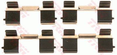 Trw Zubehörsatz, Scheibenbremsbelag [Hersteller-Nr. PFK572] für Citroën, Peugeot, Fiat von TRW