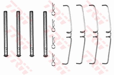 Trw Zubehörsatz, Scheibenbremsbelag [Hersteller-Nr. PFK104] für Daimler, Ford, Jaguar, Lotus, Mg, Rover, Volvo von TRW