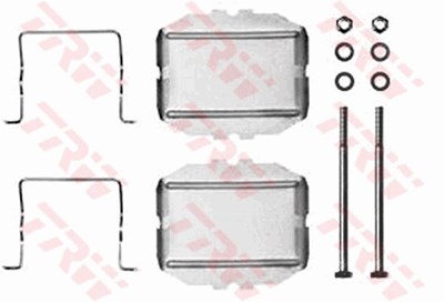 Trw Zubehörsatz, Scheibenbremsbelag [Hersteller-Nr. PFK211] für Citroën von TRW