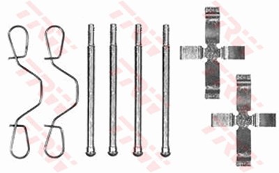 Trw Zubehörsatz, Scheibenbremsbelag [Hersteller-Nr. PFK54] für Audi, VW von TRW