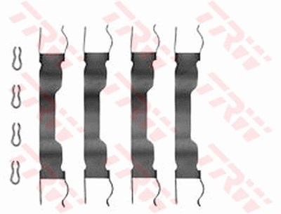 Trw Zubehörsatz, Scheibenbremsbelag [Hersteller-Nr. PFK65] für Autobianchi, Fiat, Fso, Lancia, Pininfarina, Seat von TRW