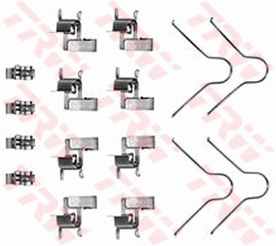 Trw Zubehörsatz, Scheibenbremsbelag [Hersteller-Nr. PFK189] für Toyota von TRW