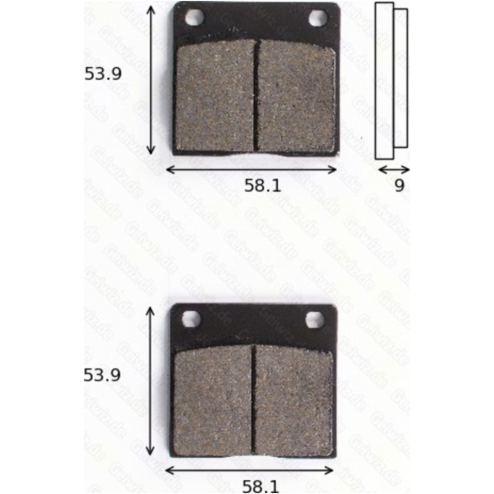 Trw mcb073 bremsklötze scheibenbremsbeläge mcb 073 mit abe von TRW