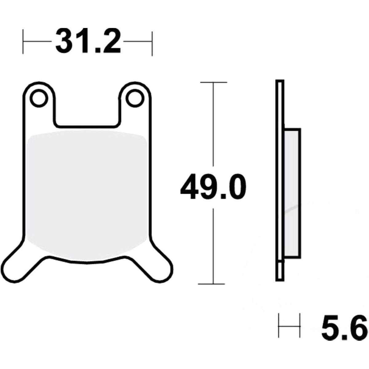 Trw mcb508 bremsbeläge bremsklotz standard von TRW