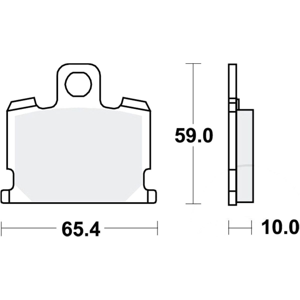 Trw mcb521 bremsbeläge bremsklotz standard von TRW