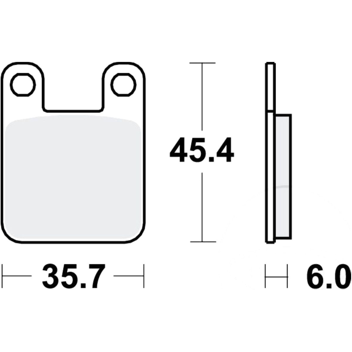 Trw mcb535 bremsbeläge bremsklotz standard von TRW