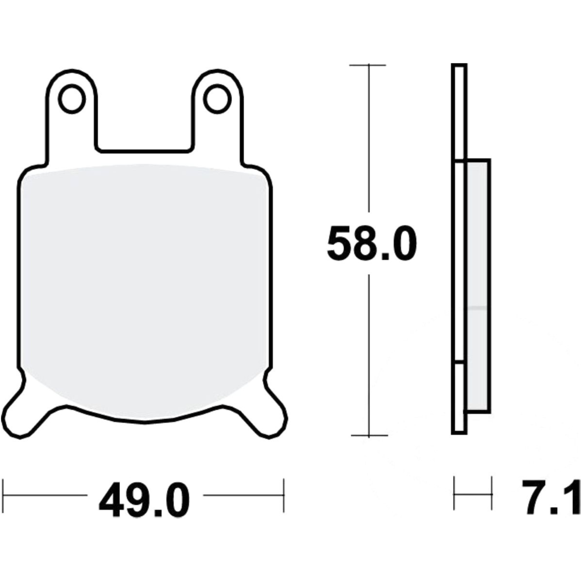 Trw mcb536 bremsbeläge bremsklotz standard von TRW