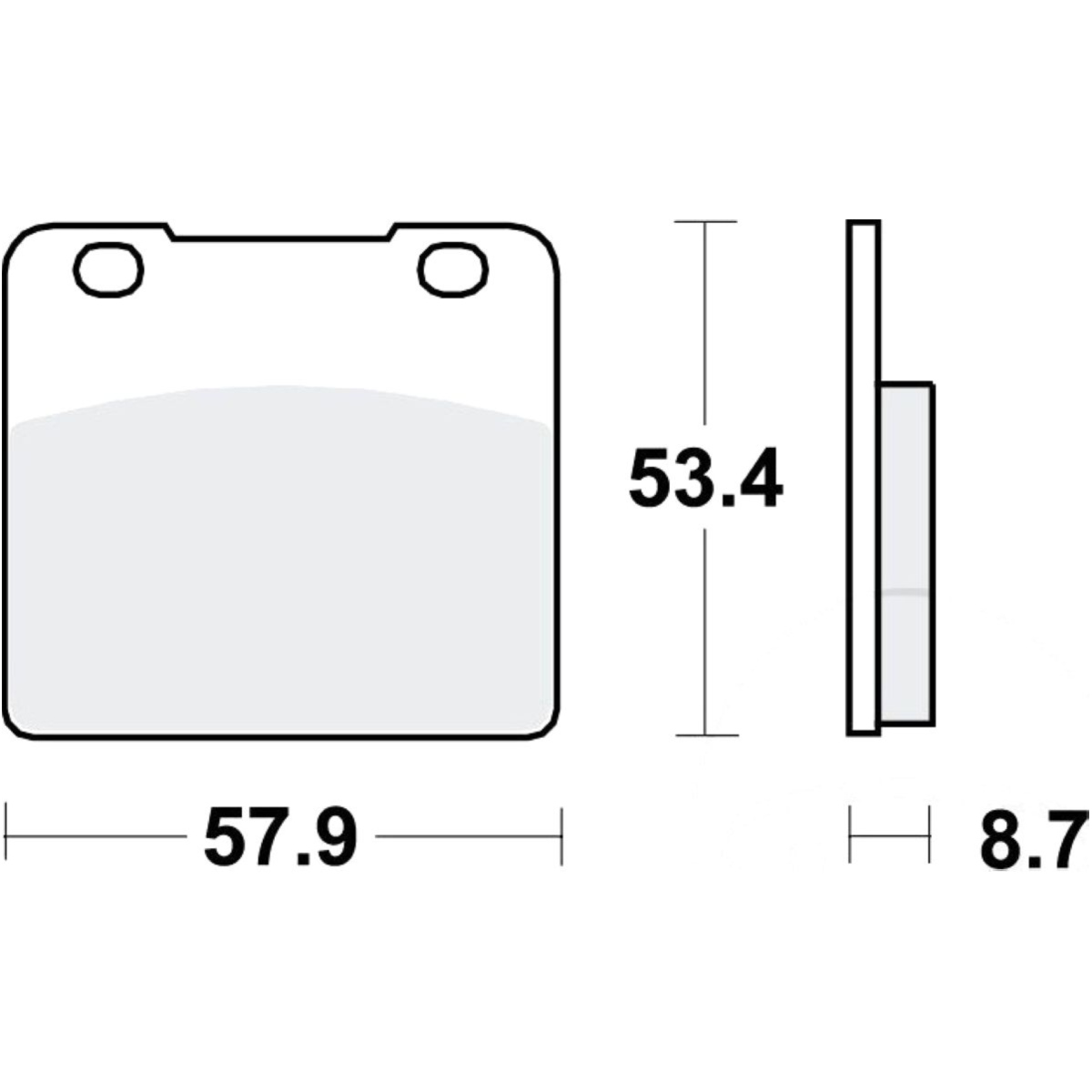 Trw mcb542 bremsbeläge bremsklotz standard von TRW