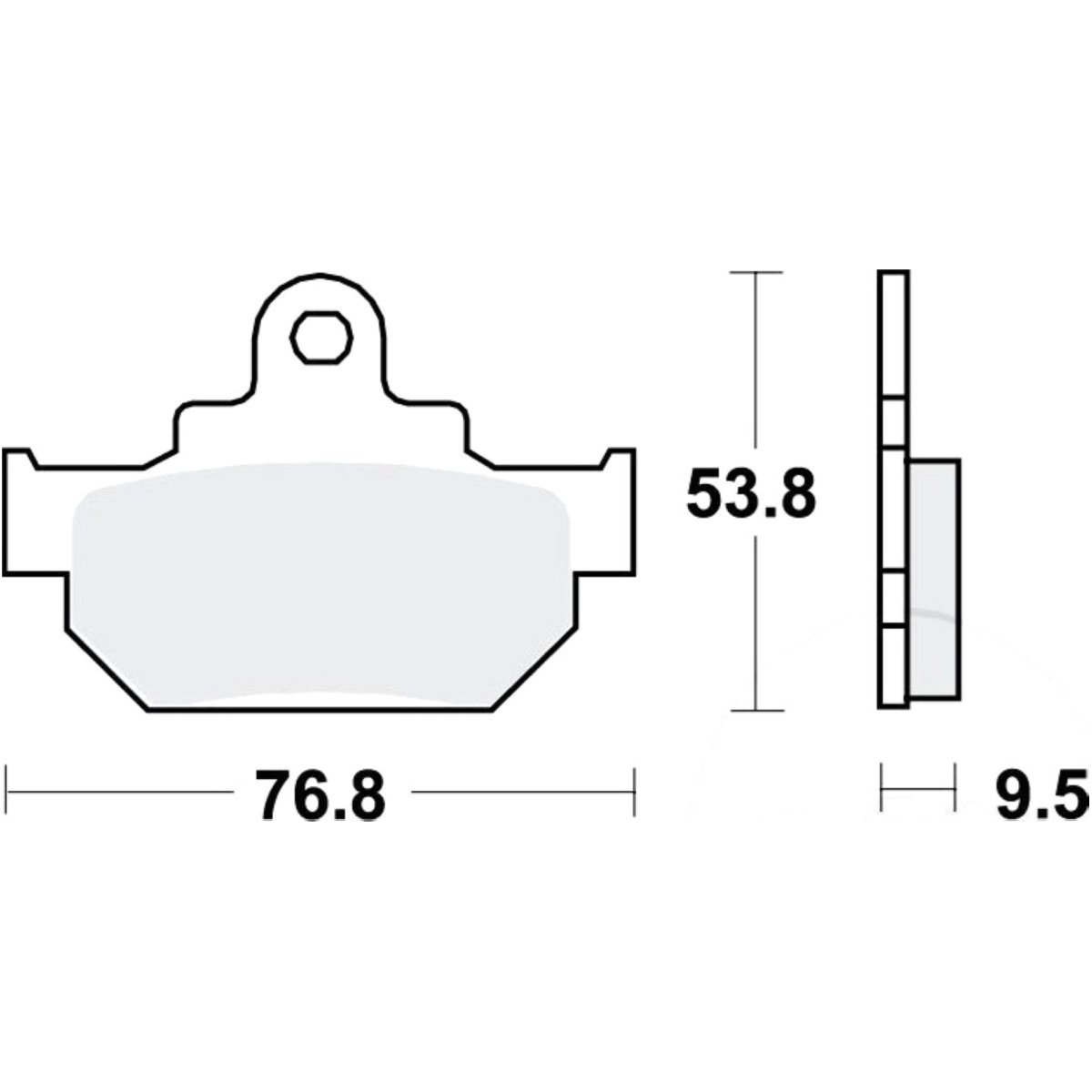 Trw mcb551 bremsbeläge bremsklotz standard von TRW