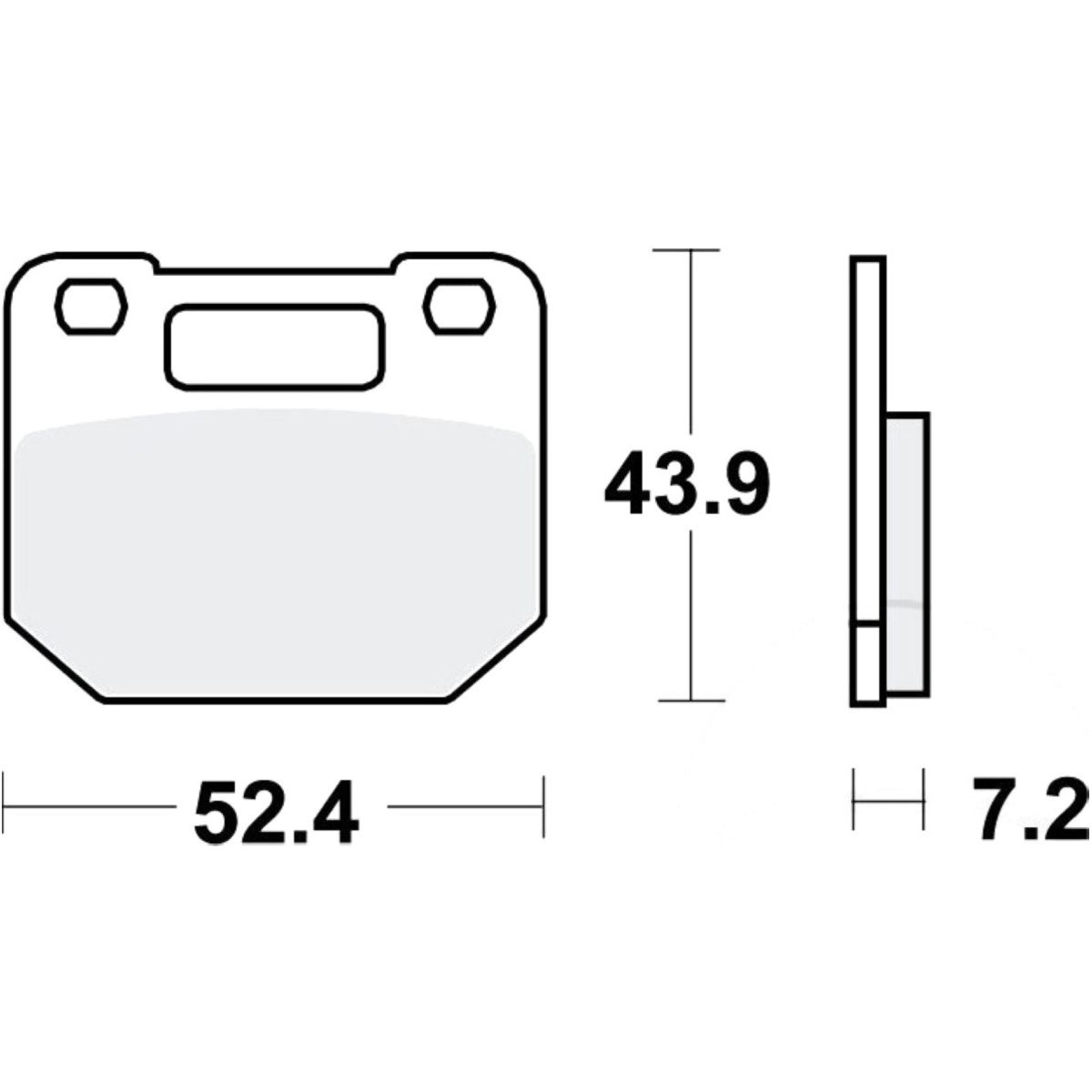 Trw mcb556 bremsbeläge bremsklotz standard von TRW