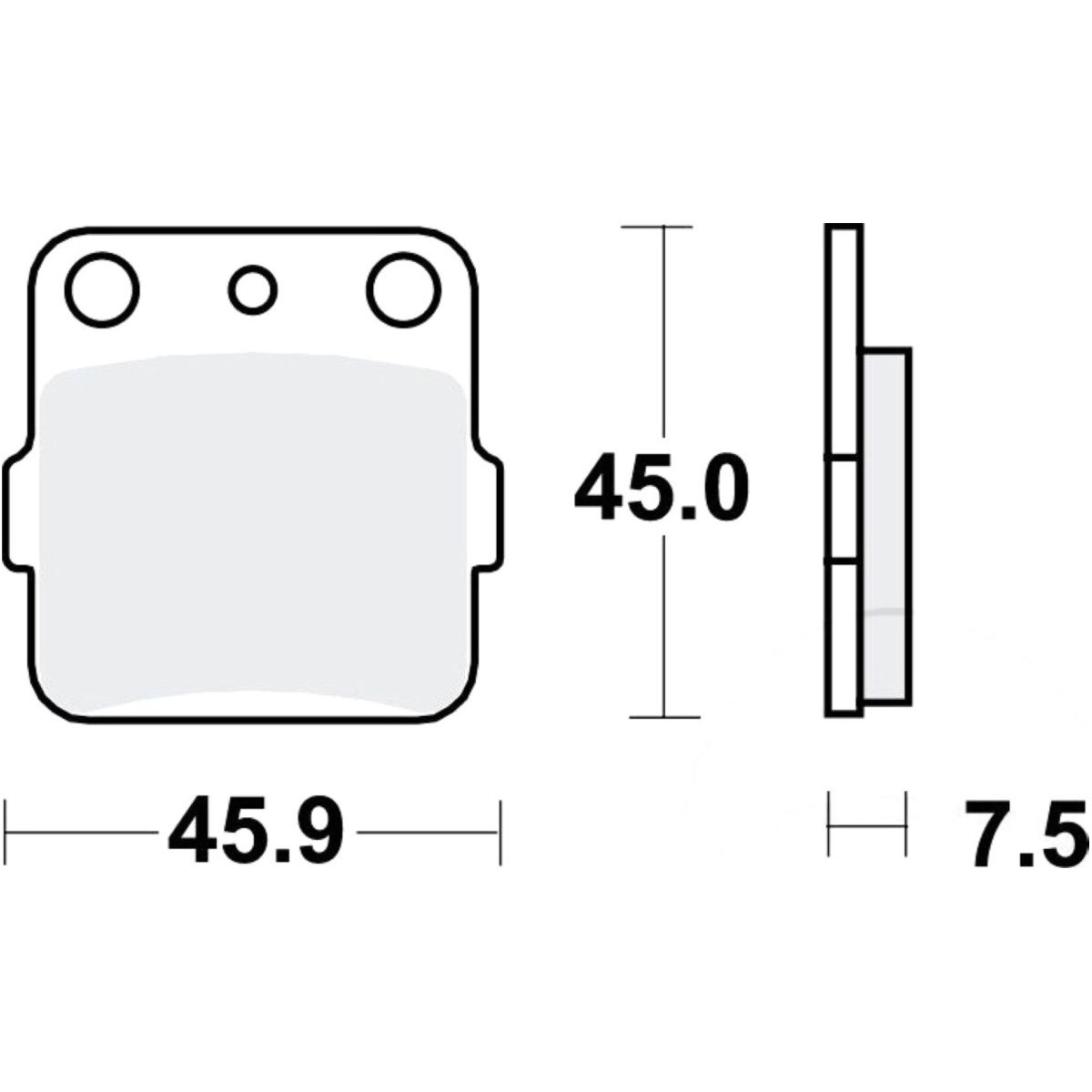 Trw mcb561ec bremsbeläge bremsklotz standard offroad von TRW