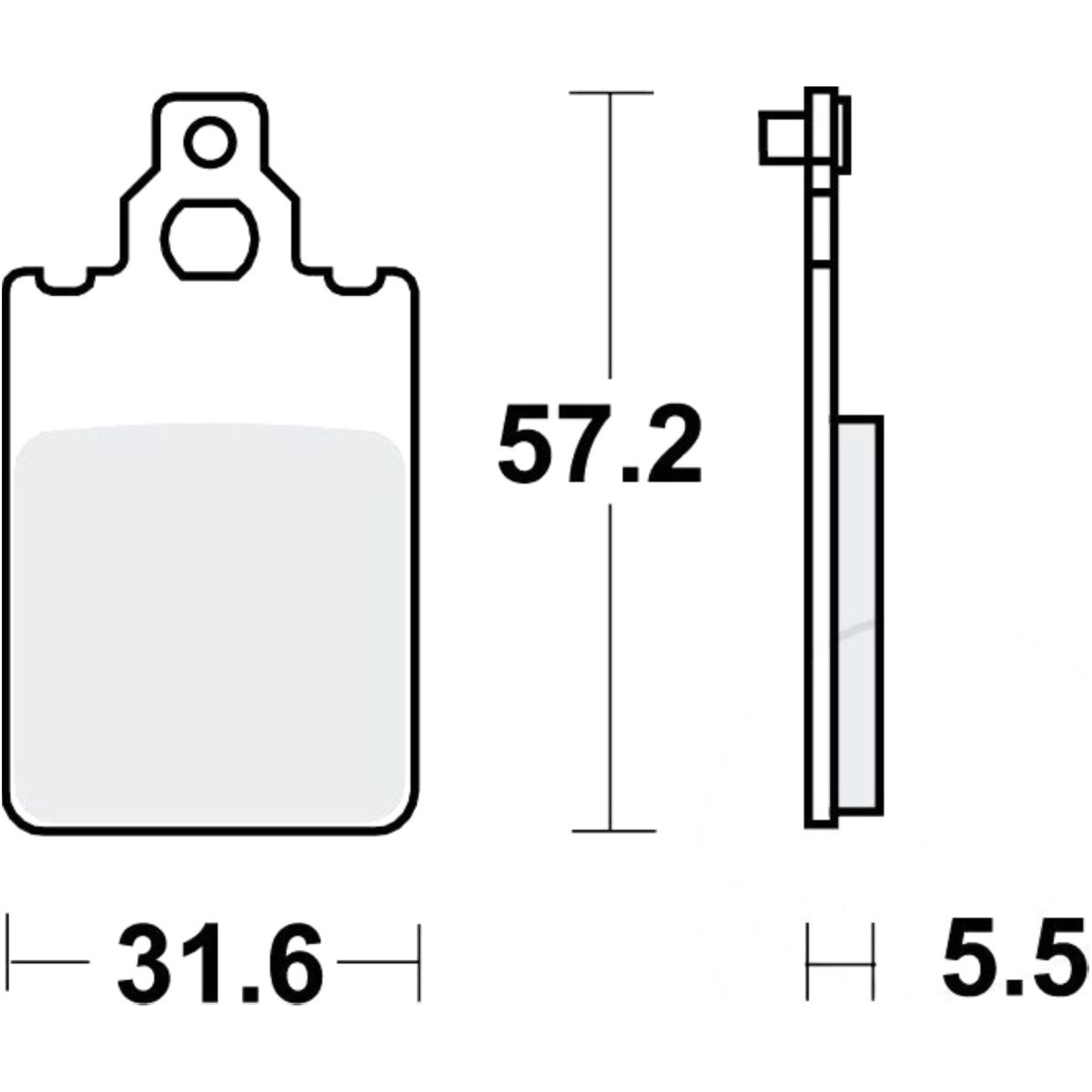 Trw mcb578 bremsbeläge bremsklotz standard von TRW