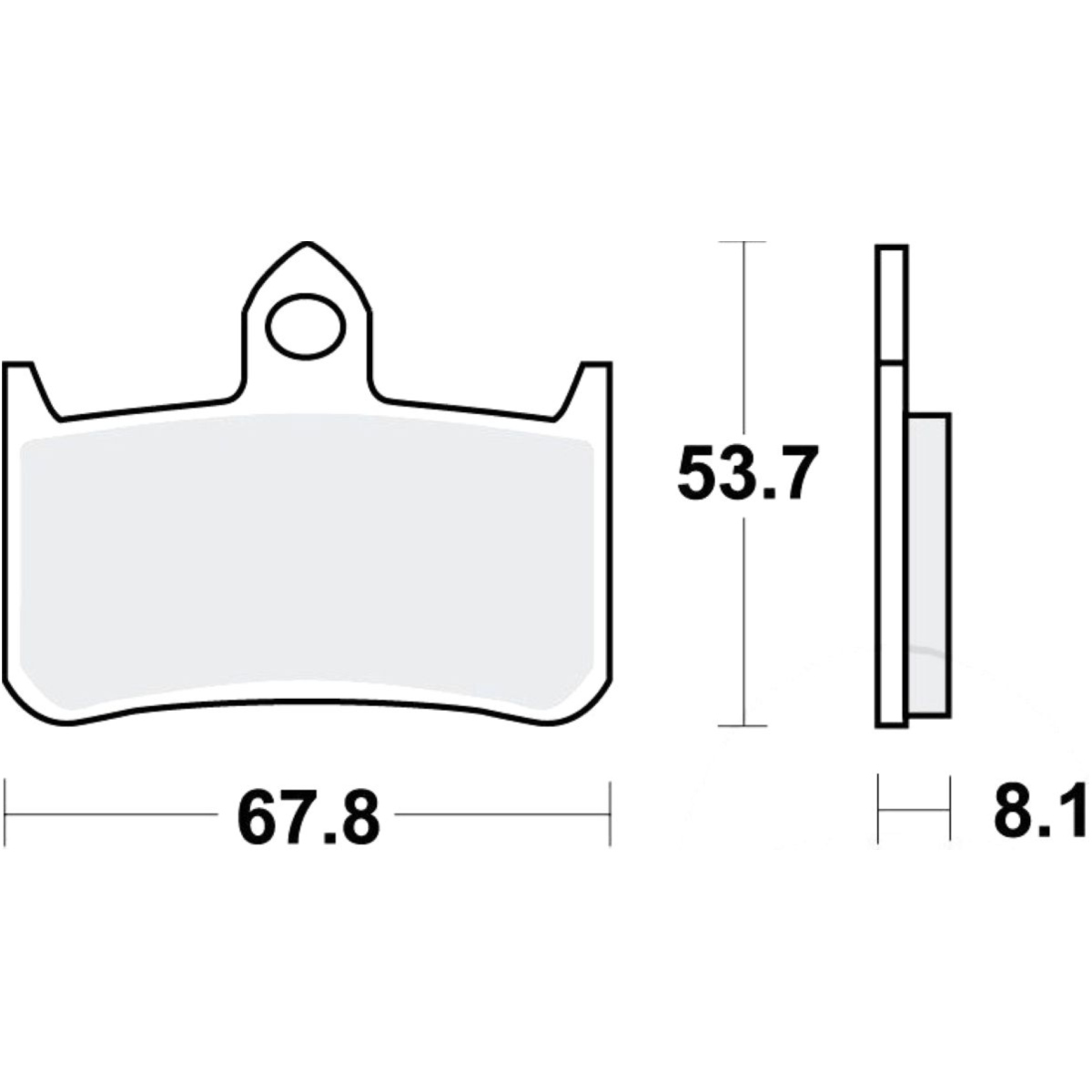 Trw mcb593 bremsbeläge bremsklotz standard von TRW