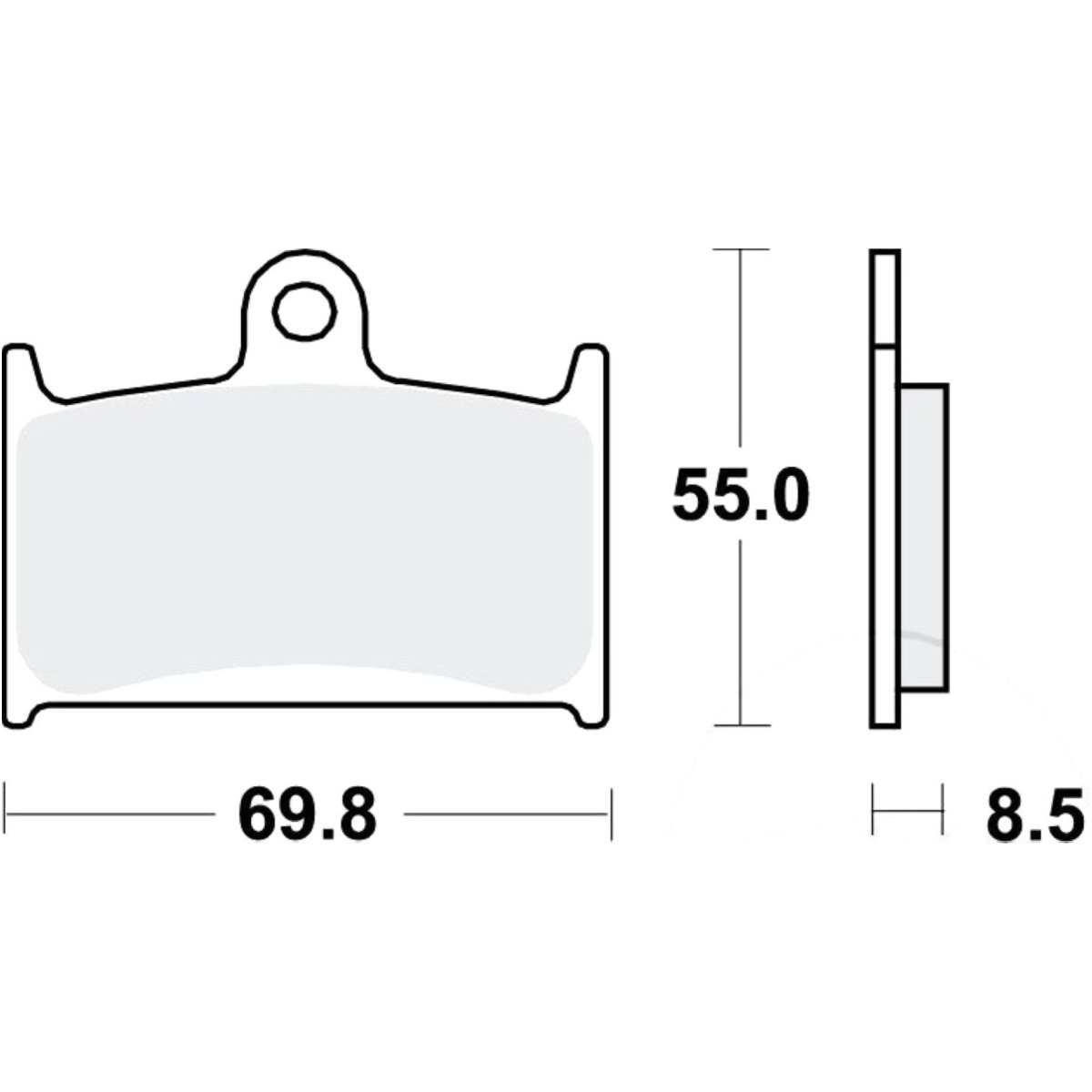 Trw mcb595 bremsbeläge bremsklotz standard von TRW