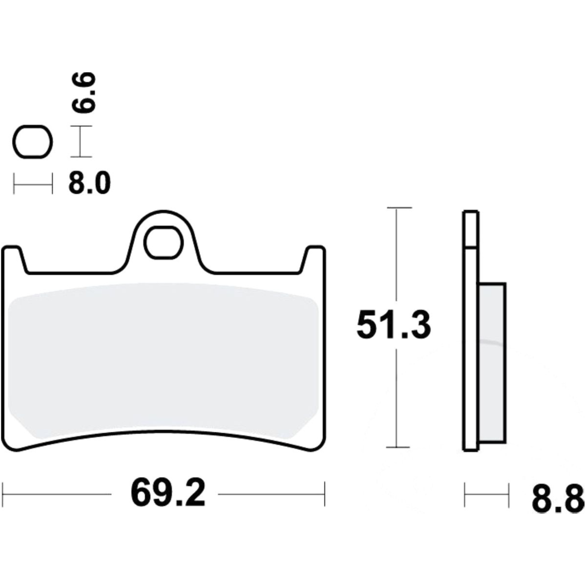 Trw mcb611scr bremsbeläge bremsklotz sinter scr von TRW