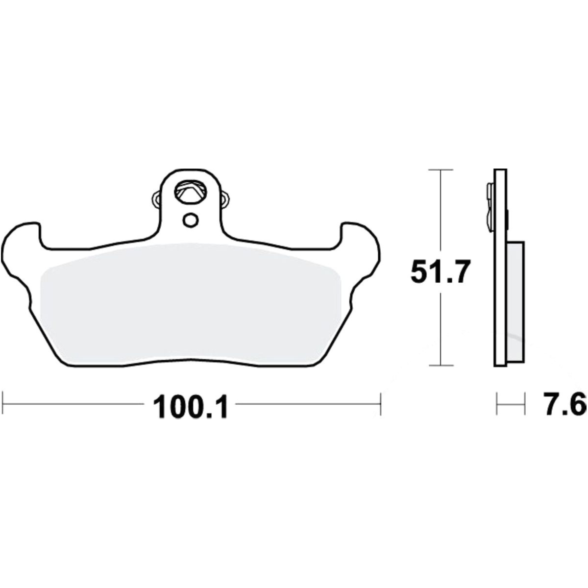 Trw mcb618 bremsbeläge bremsklotz standard von TRW