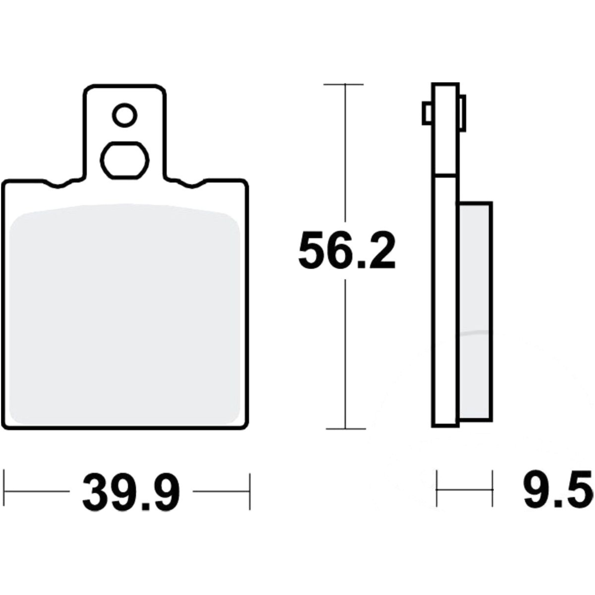 Trw mcb623 bremsbeläge bremsklotz standard von TRW