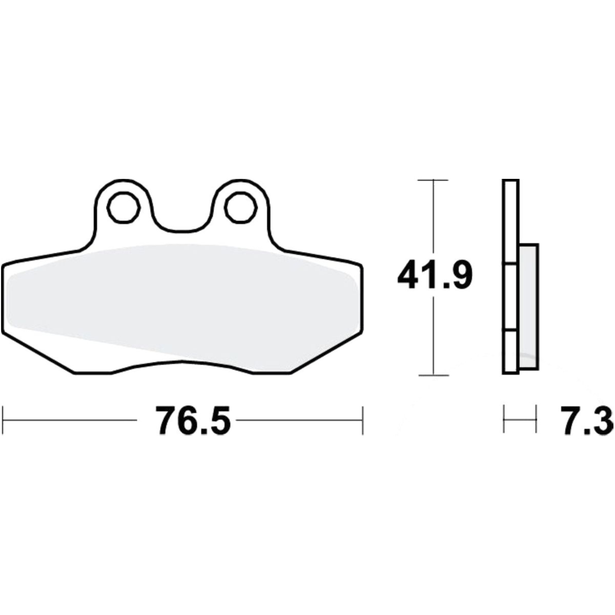 Trw mcb629 bremsbeläge bremsklotz standard von TRW