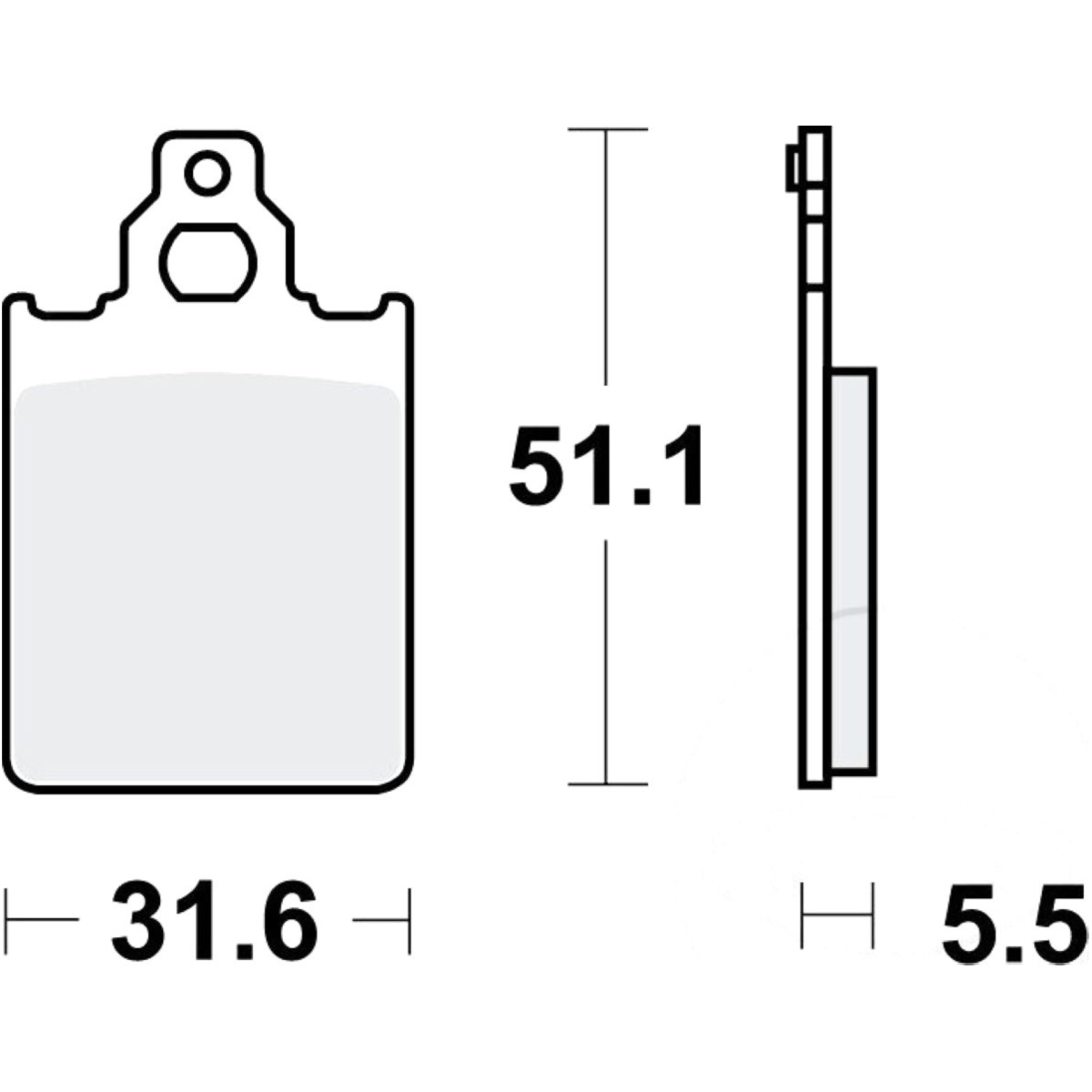 Trw mcb651 bremsbeläge bremsklotz standard von TRW