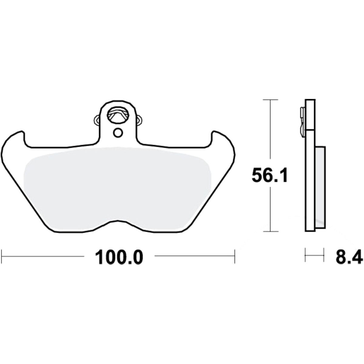 Trw mcb680 bremsbeläge bremsklotz standard von TRW