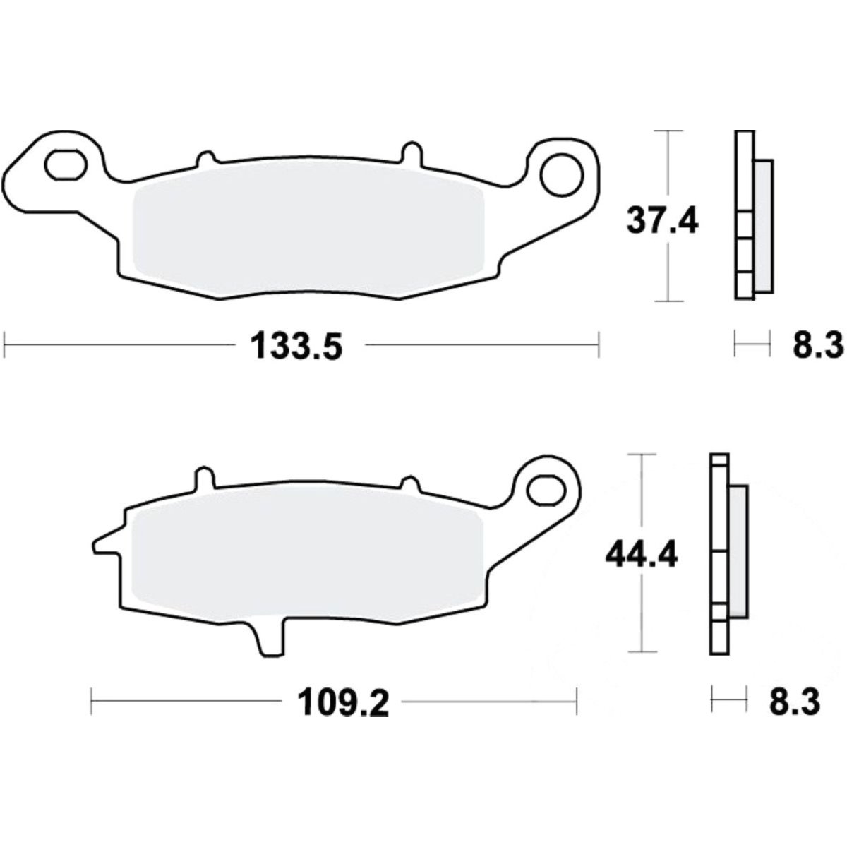 Trw mcb681sv bremsbeläge bremsklotz sinter vorne von TRW