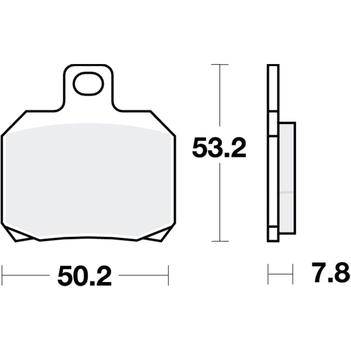 Trw mcb700 bremsbeläge bremsklotz standard von TRW