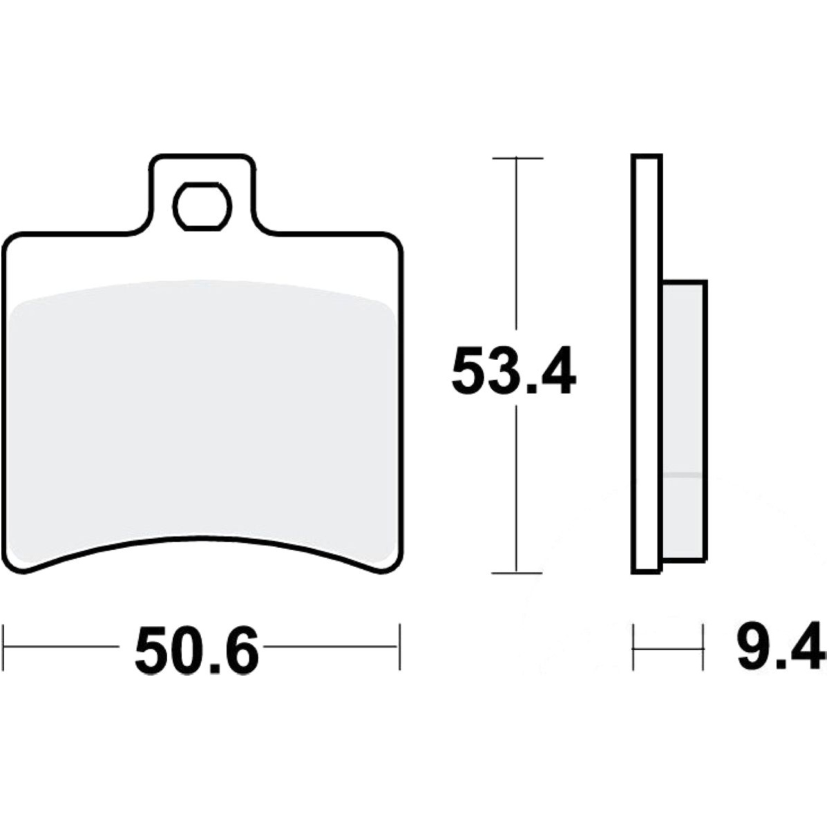 Trw mcb710 bremsbeläge bremsklotz standard von TRW