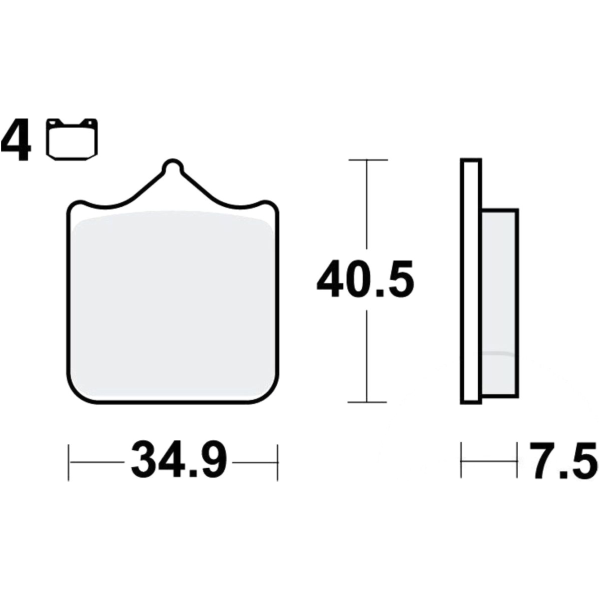 Trw mcb721crq bremsbeläge bremsklotz carbon crq von TRW