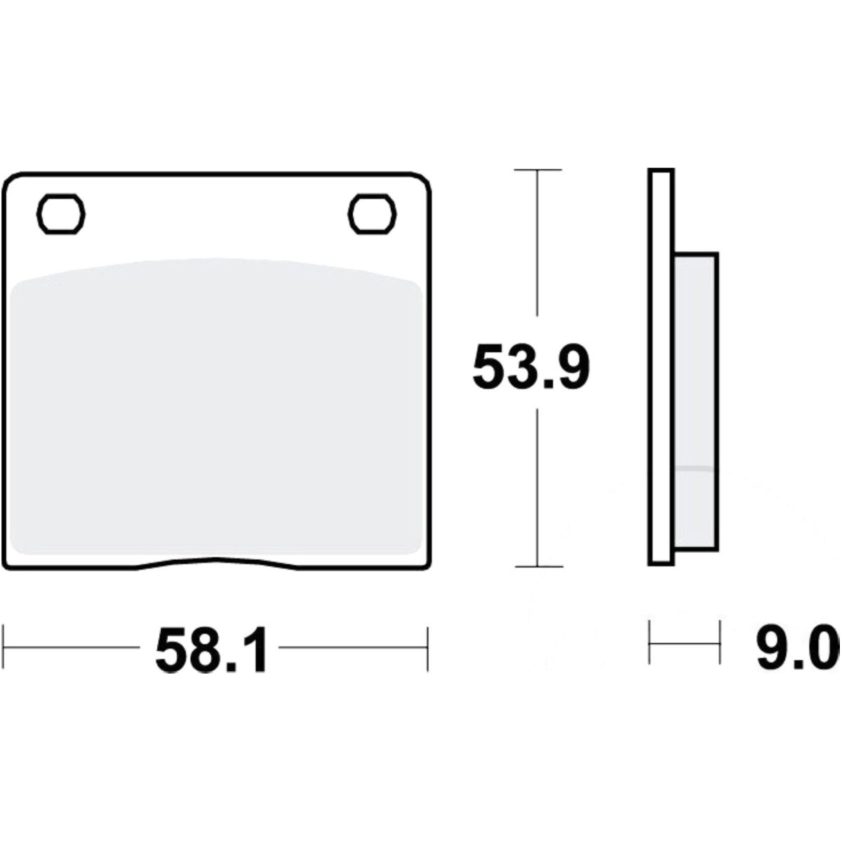 Trw mcb73 bremsbeläge bremsklotz standard von TRW