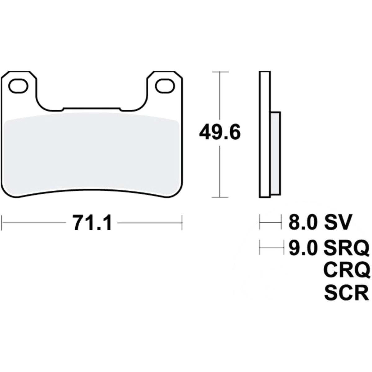 Trw mcb752crq bremsbeläge bremsklotz carbon crq von TRW