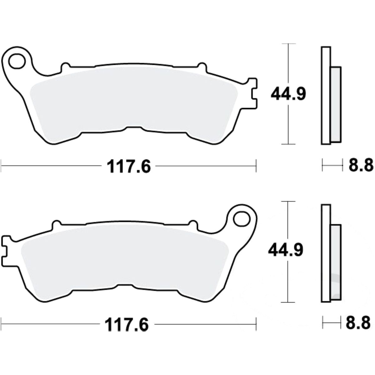 Trw mcb776 bremsbeläge bremsklotz standard von TRW