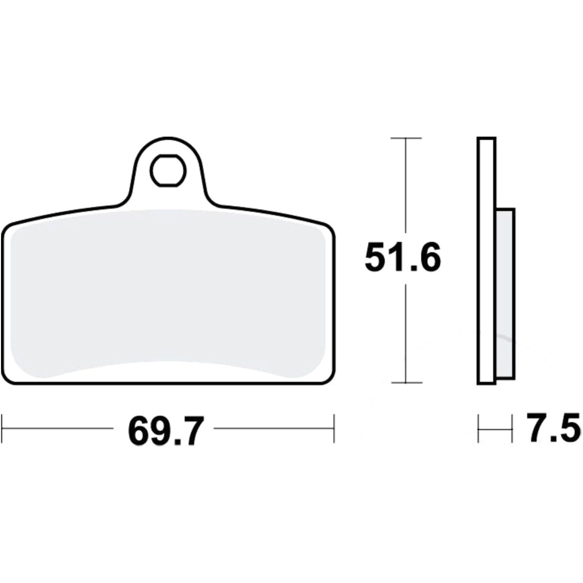 Trw mcb780 bremsbeläge bremsklotz standard von TRW