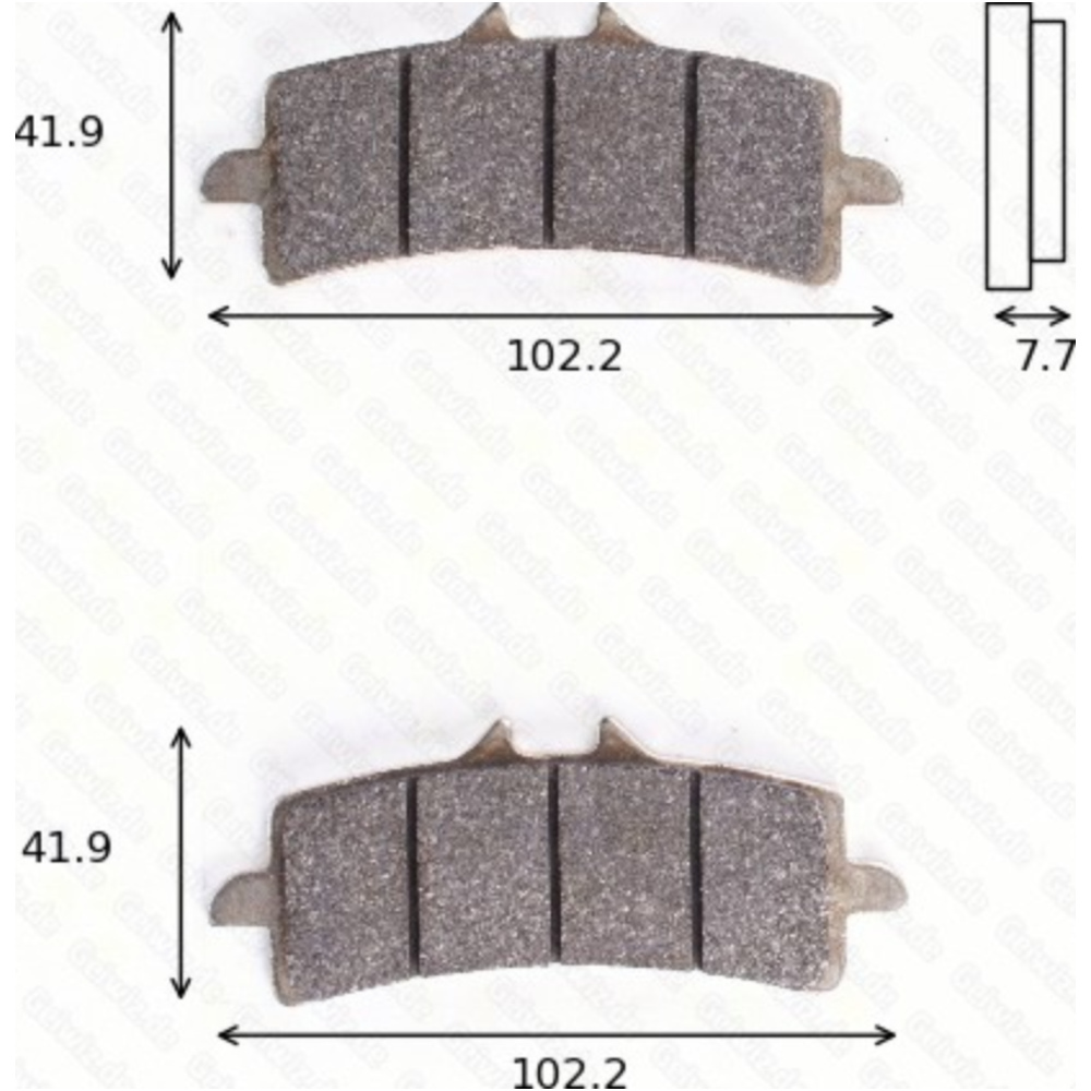 Trw mcb792crq bremsklötze scheibenbremsbeläge mcb 792 crq ece r90 homologiert von TRW