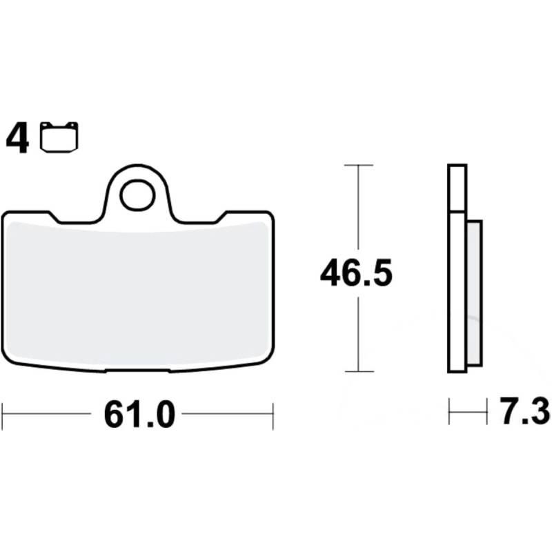 Trw mcb810sv bremsbeläge bremsklotz sinter vorne von TRW