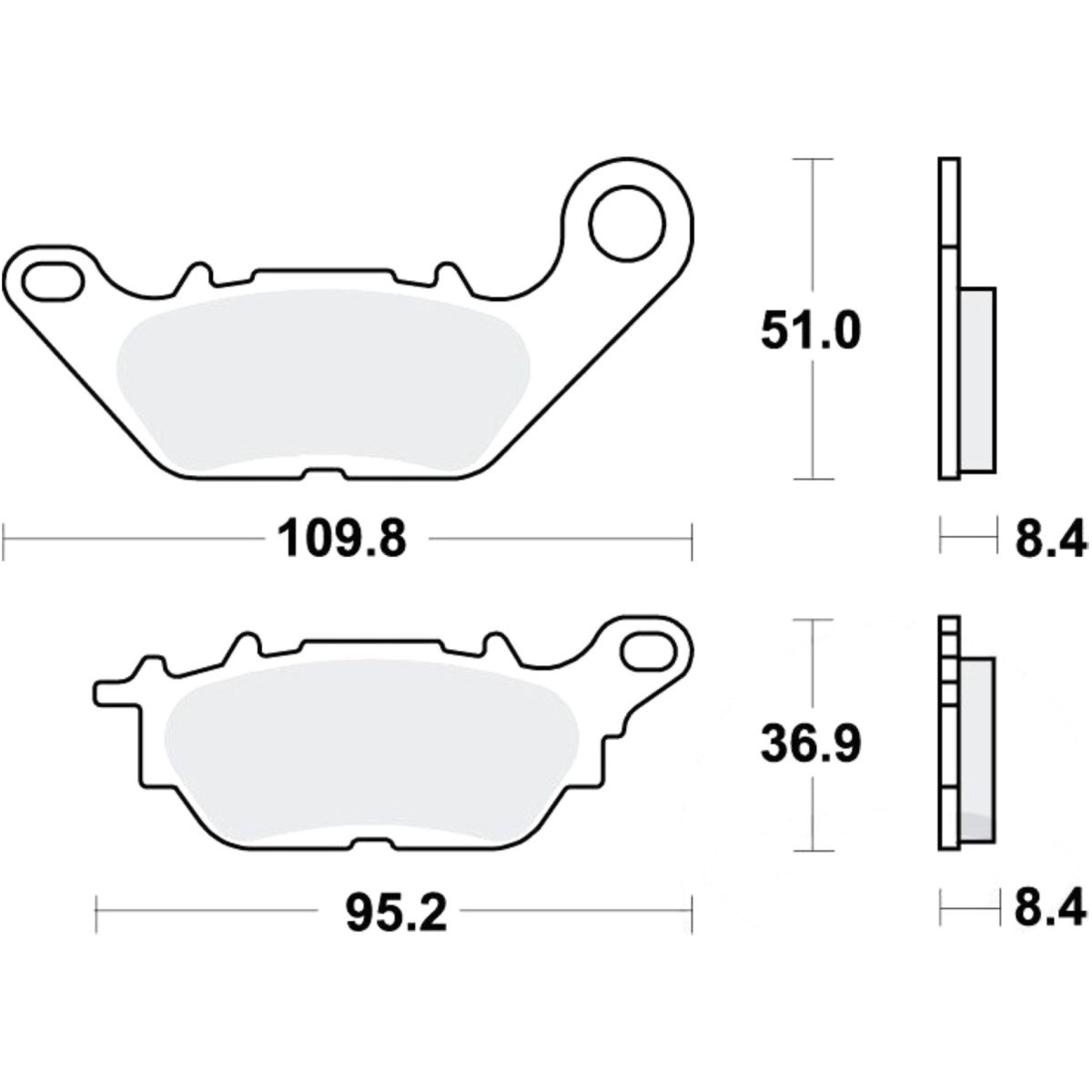 Trw mcb812 bremsbeläge bremsklotz standard von TRW