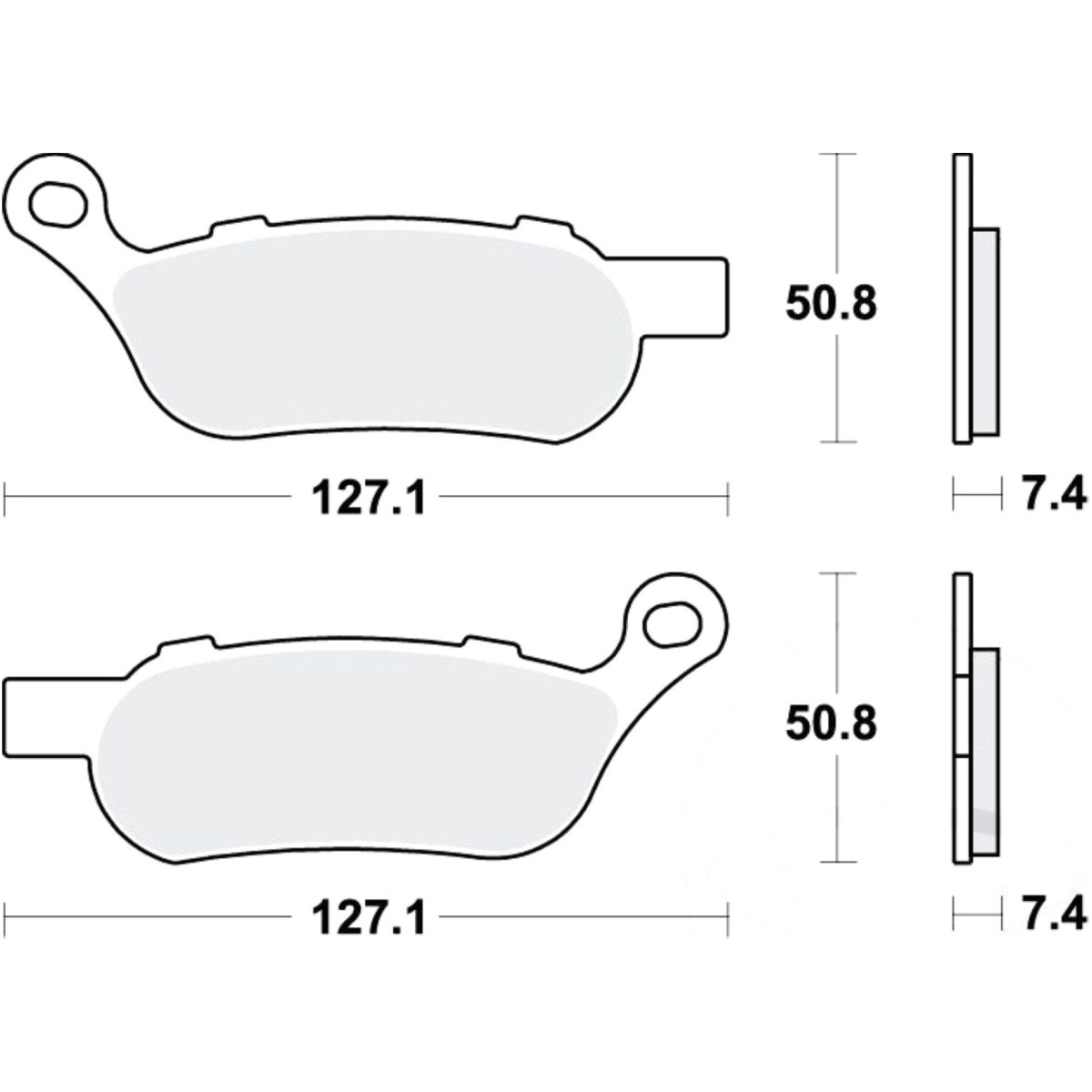 Trw mcb814sh bremsbeläge bremsklotz sinter hinten von TRW