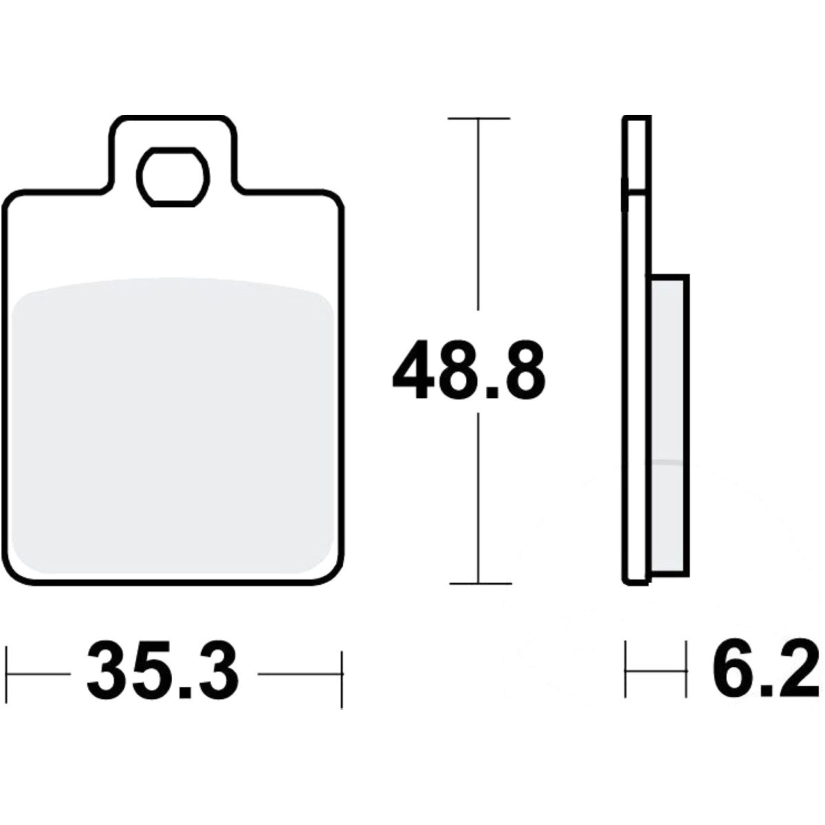 Trw mcb827 bremsbeläge bremsklotz standard von TRW