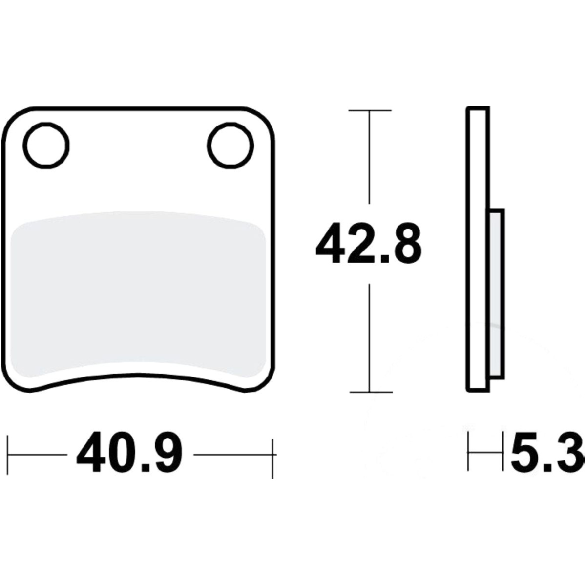 Trw mcb832p bremsbeläge bremsklotz standard von TRW