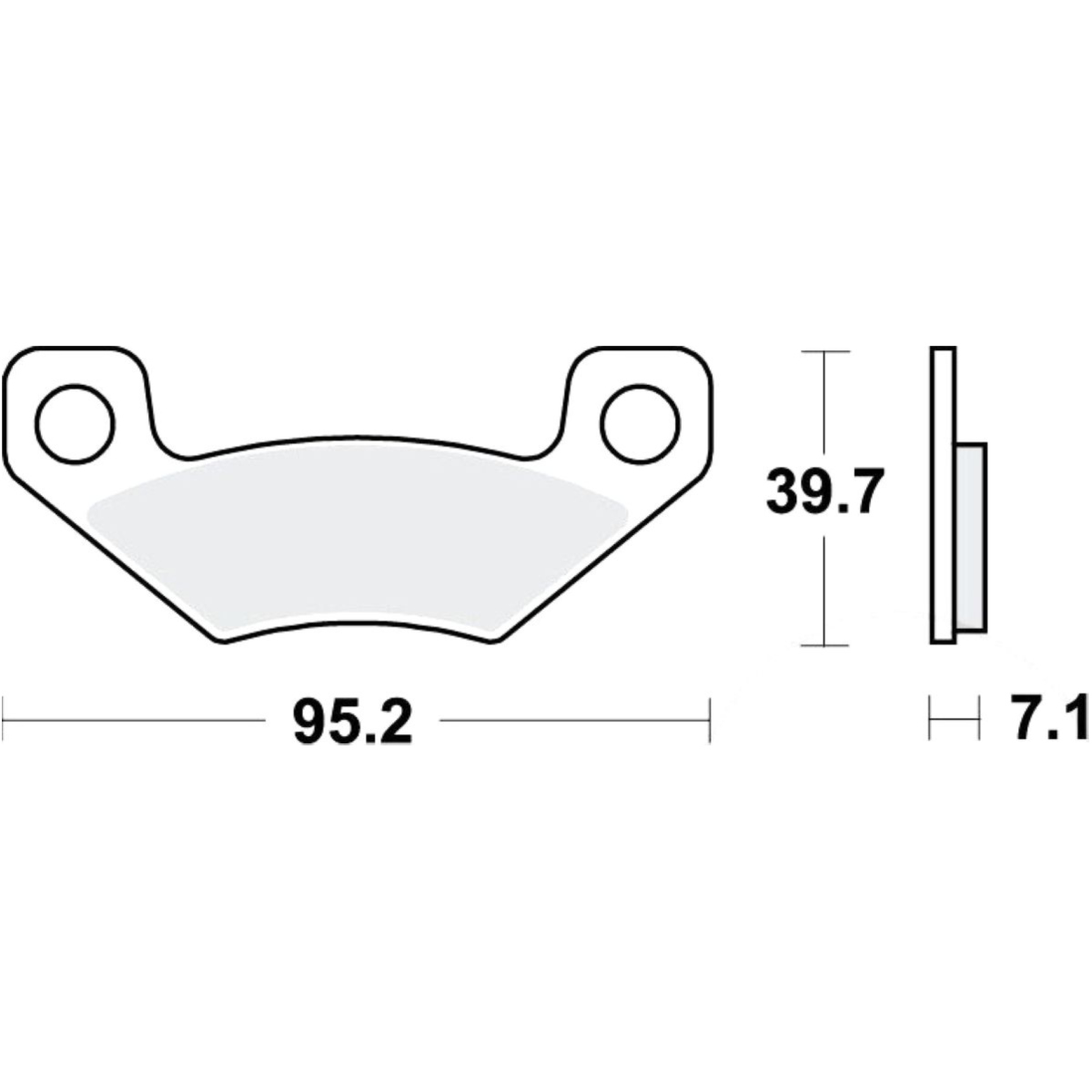 Trw mcb860si bremsbeläge bremsklotz sinter si von TRW